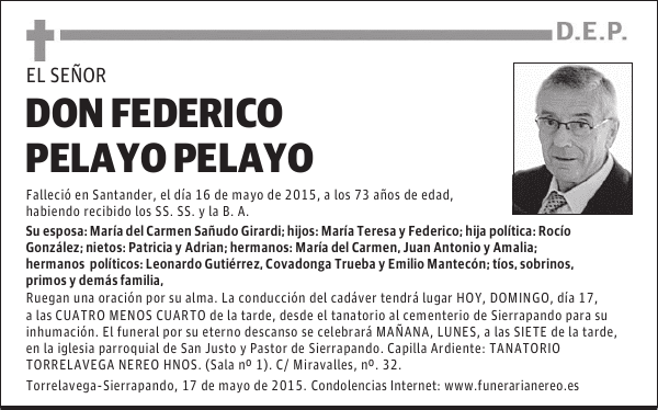 FEDERICO PELAYO PELAYO
