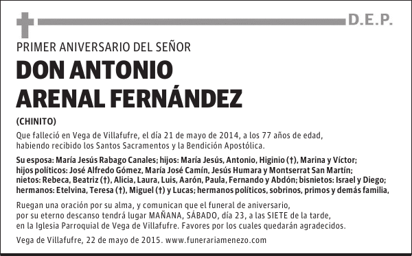 Antonio Arenal Fernández