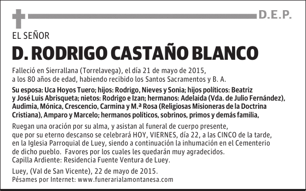 Rodrigo Castaño Blanco