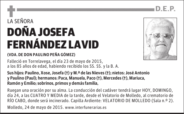 Josefa Fernández Lavid