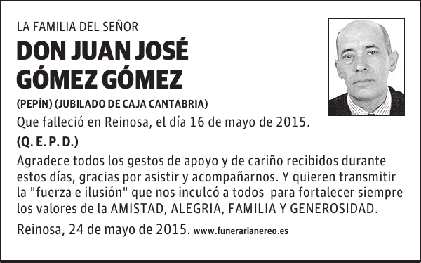 Juan José Gómez Gómez
