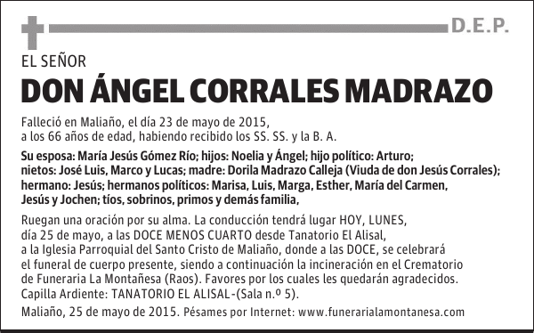 Ángel Corrales Madrazo