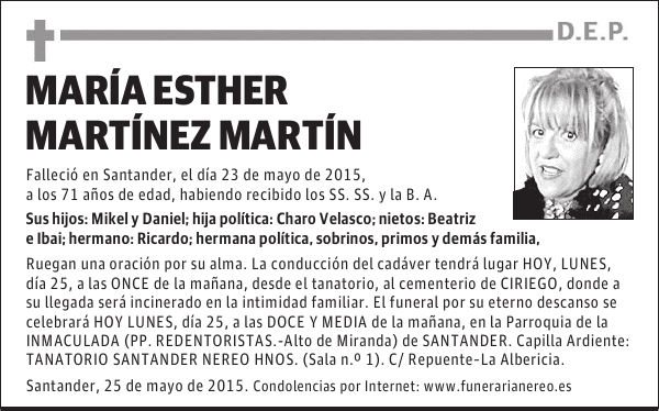 María Esther Martínez Martín