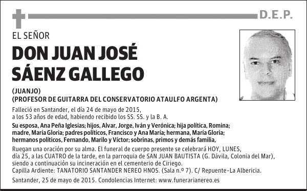 Juan José Sáenz Gallego