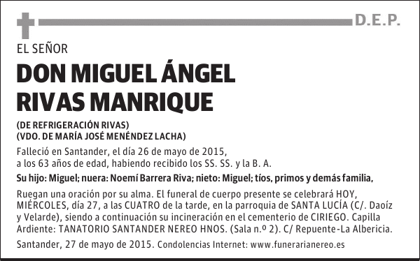 Miguel Ángel Rivas Marrique