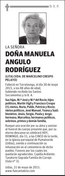Manuela Ángulo Rodríguez