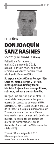 Joaquín Sanz Rasines