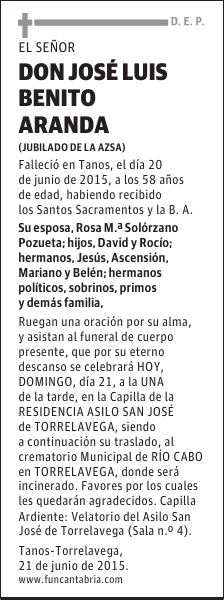 José Luis Benito Aranda