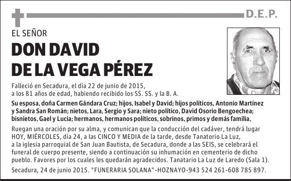 David de la Vega Pérez