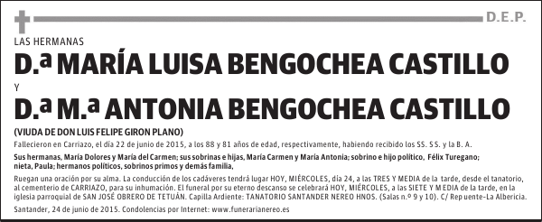 María Luisa Bengochea Castillo