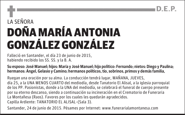María Antonia González González
