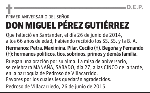 Miguel Pérez Gutiérrez