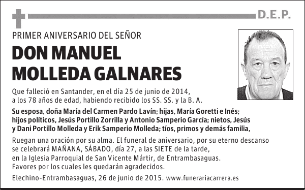 Manuel Molleda Galnares