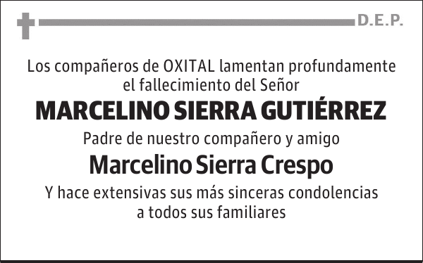 MARCELINO SIERRA GUTIERREZ