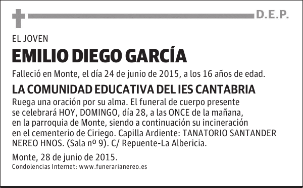 EMILIO DIEGO GARCIA