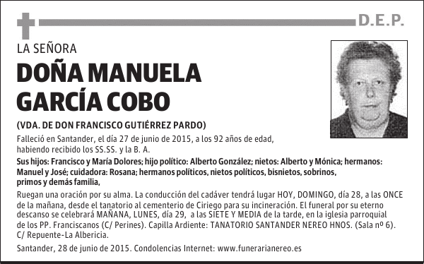 MANUELA GARCIA COBO