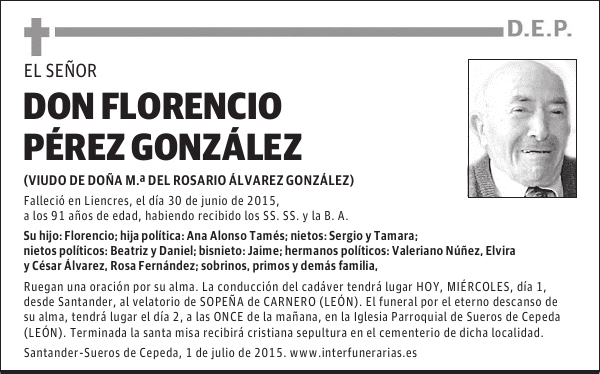 Florencio Pérez González