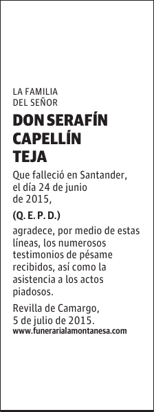 Serafín Capellín Teja