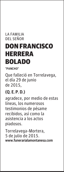 Francisco Herrera Bolado
