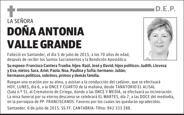 Antonia Valle Grande