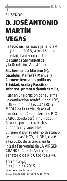 José Antonio Martín Vegas