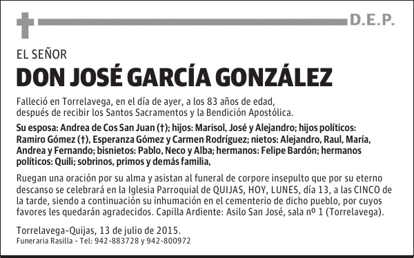 JOSE GARCIA GONZALEZ