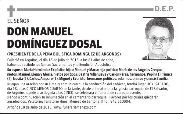 Manuel Domínguez Dosal