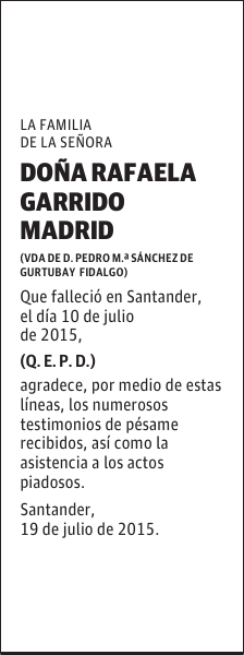 Rafaela Garrido Madrid