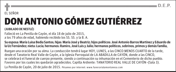 Antonio Gómez Gutiérrez