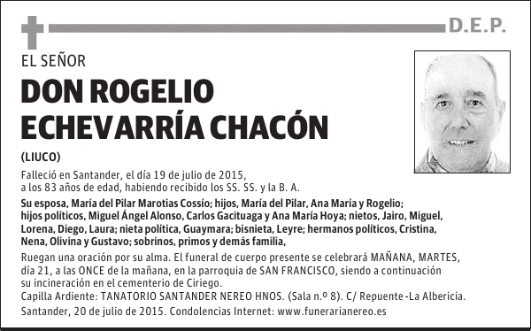 Rogelio Echevarría Chacón