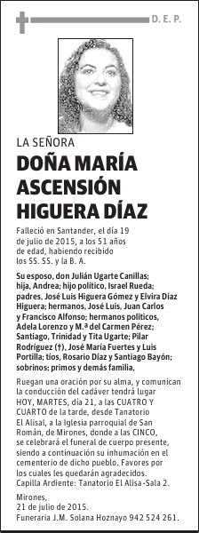 María Ascensión Higuera Díaz