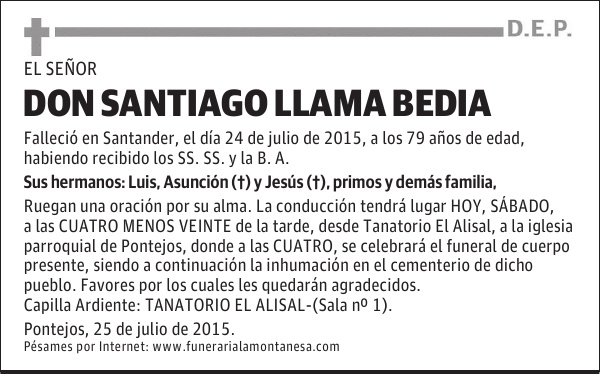 Santiago Llama Bedia