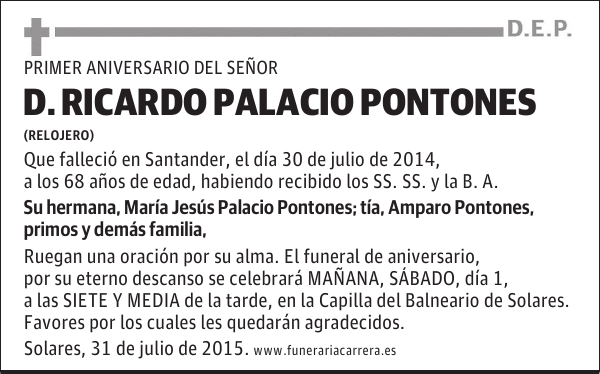 Ricardo Palacio Pontones