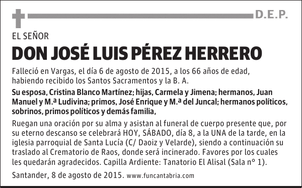 José Luis Pérez Herrero
