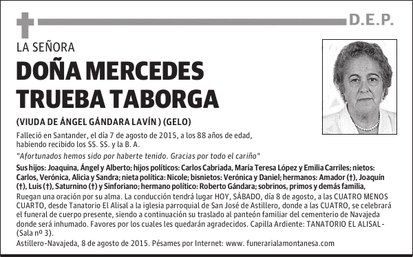 Mercedes Trueba Taborga