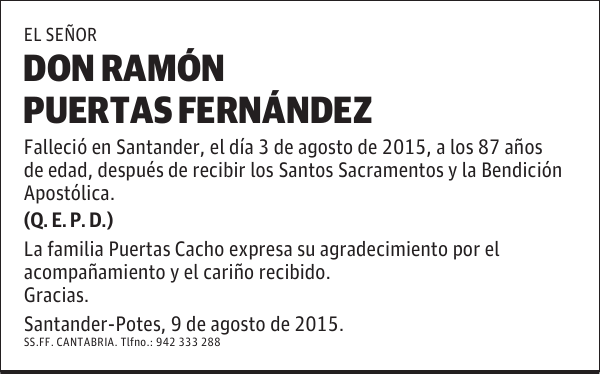 RAMON PUERTAS FERNANDEZ