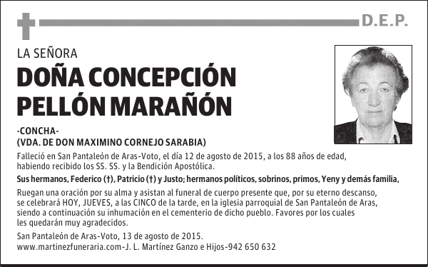 CONCEPCIÓN PELLÓN MARAÑÓN