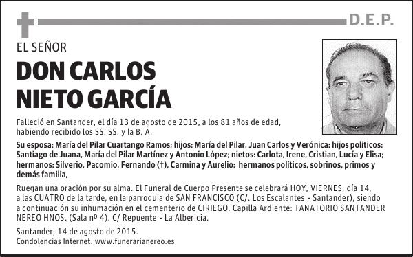 DON CARLOS NIETO GARCÍA