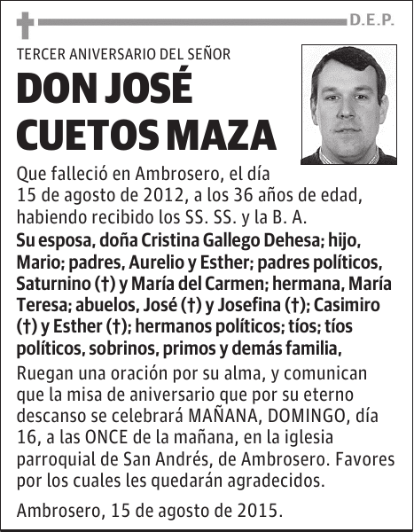 JOSÉ CUETOS MAZA