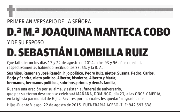 Joaquina Manteca Cobo