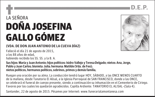 Josefina Gallo Gómez