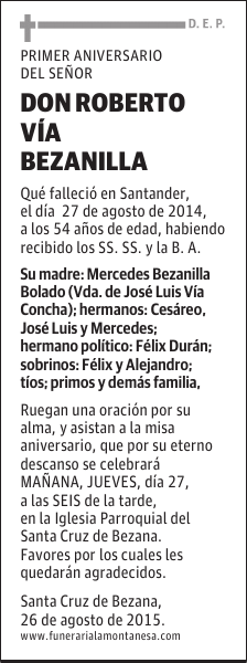 Roberto Vía Bezanilla