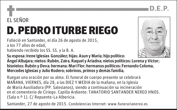 Pedro Iturbe Riego