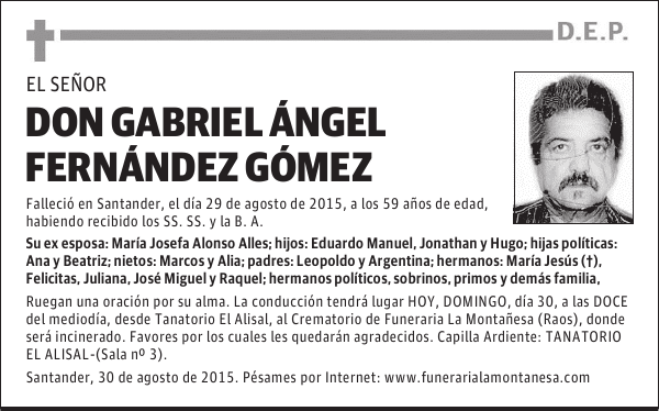Gabriel Ángel Fernández Gómez