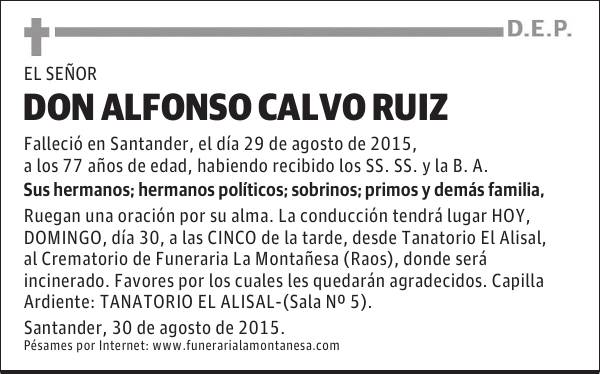 Alfonso Calvo Ruiz