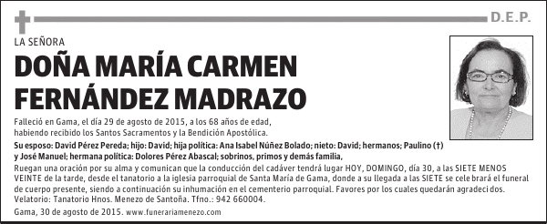 María del Carmen Fernández Madrazo