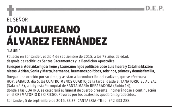 Laureano Álvarez Fernández