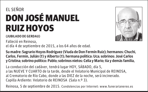 José Manuel Ruiz Hoyos