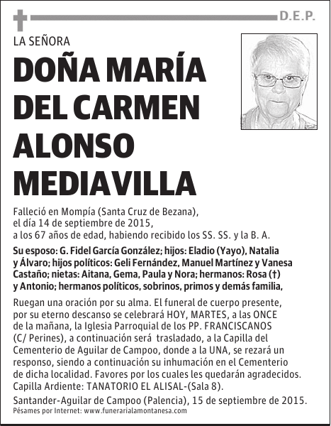 María del Carmen Alonso Mediavilla