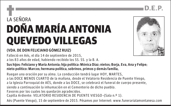 María Antonia Quevedo Villegas